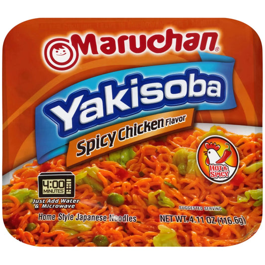 MRCHN YAKISOBA SPICY CHICKEN 8/4 OZ - Chase Cash & Carry