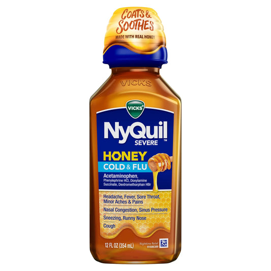 NYQUIL SEVERE COLD & FLU 8/1 OZ