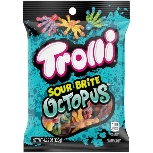 PEG TROLLI SOUR BRITE OCTOPUS 6/4.25OZ