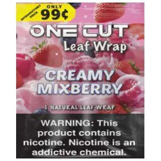 G.T ONE CUT LEAF WRAP CREAMY MIXED BERRY PP99