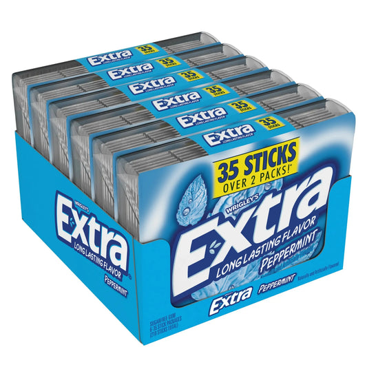 EXTRA 35 STICK PEPPERMINT 6CT