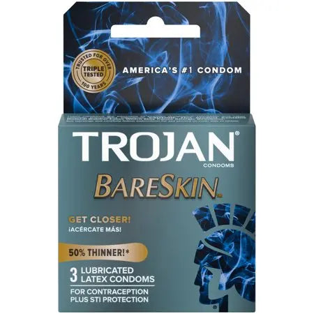 TROJAN BARESKIN RAW 6/3PK