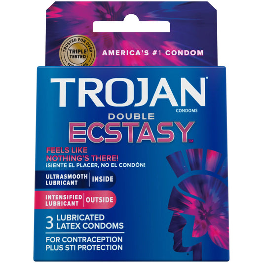 TROJAN DOUBLE ECSTASY 6/3 PK