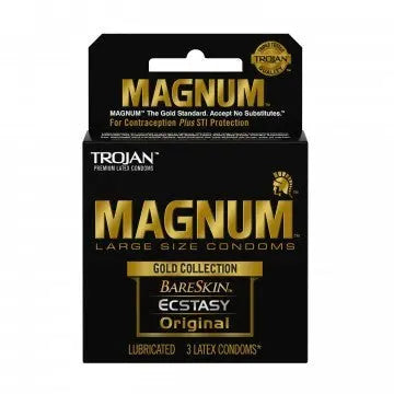 TROJAN MAGNUM GOLD COLLECTION ECSTASY 6/3 PKS
