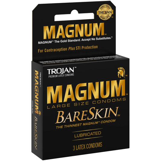 TROJAN MAGNUM BARE SKIN 6/3 PKS