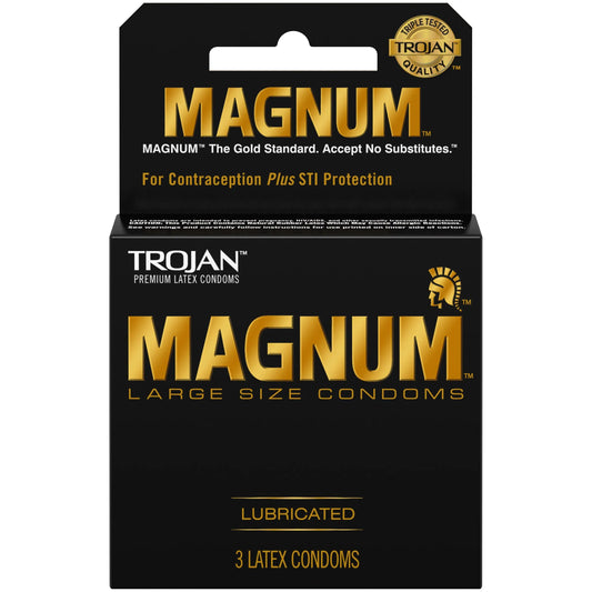 TROJAN MAGNUM BLACK 6PK
