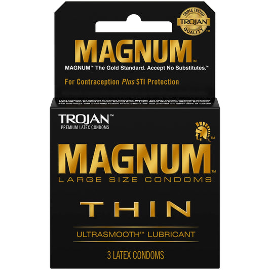 TROJAN MAGNUM THIN 6/3 PK