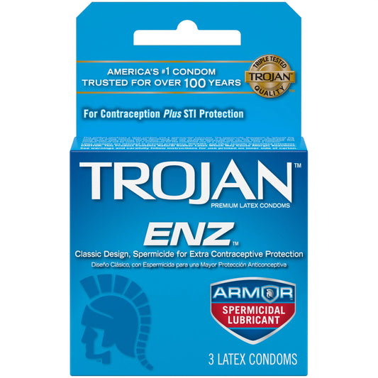 TROJAN DARK BLUE ENZ SPERMIDICAL 6PK