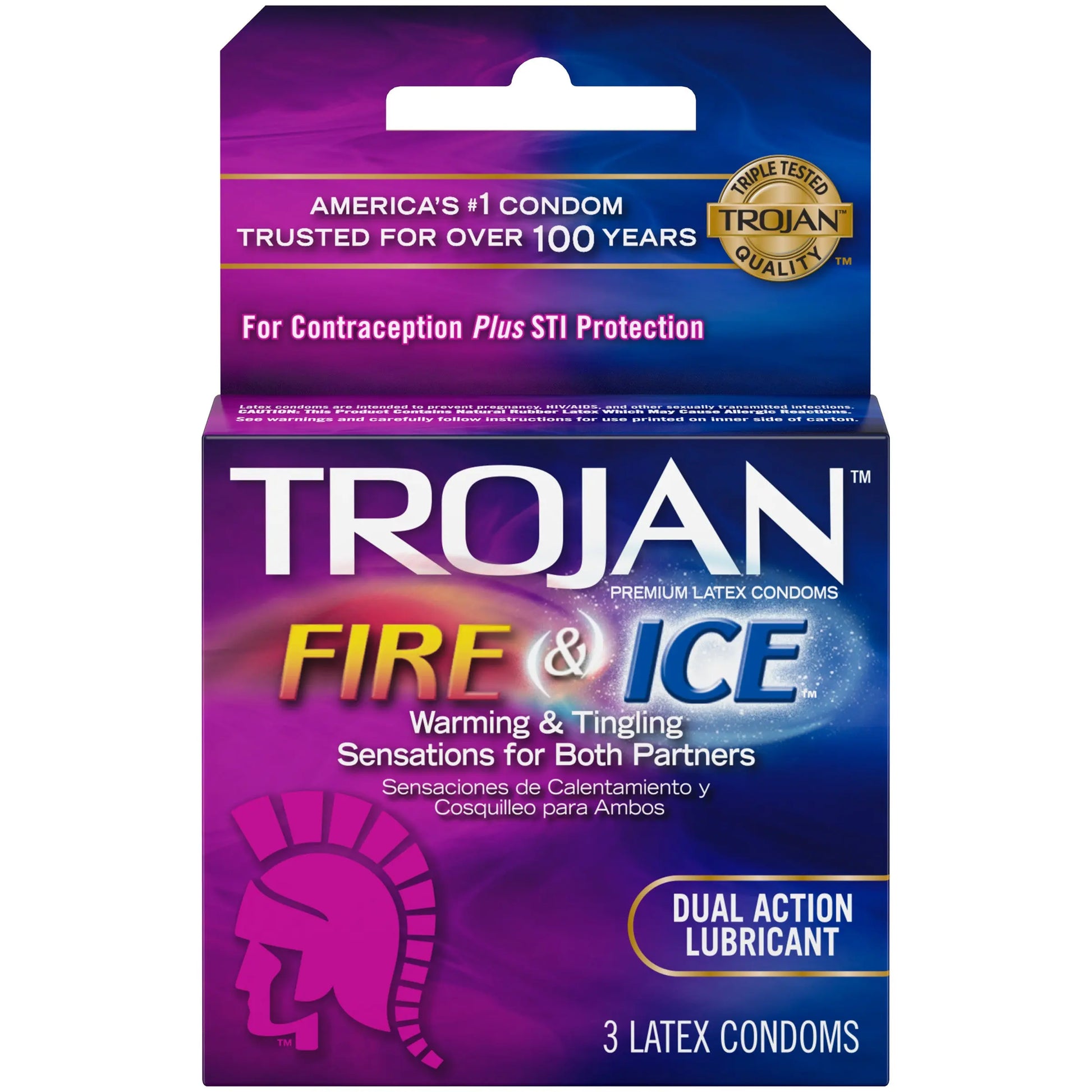 TROJAN COND FIRE & ICE 6PK