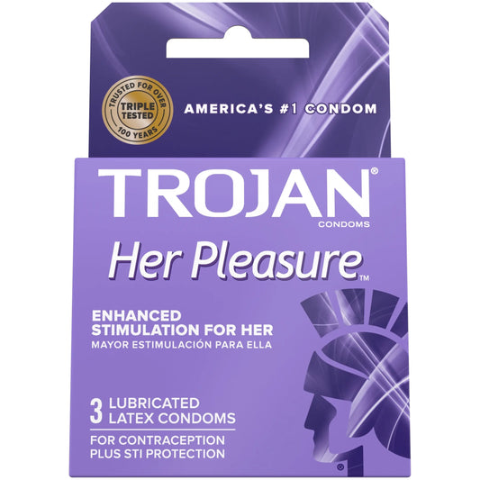 TROJAN HER PLEASURE (L. PURPLE)