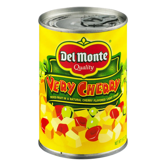 DEL MONTE MIXED FRUIT VERY CHERRY 6/15.25 OZ