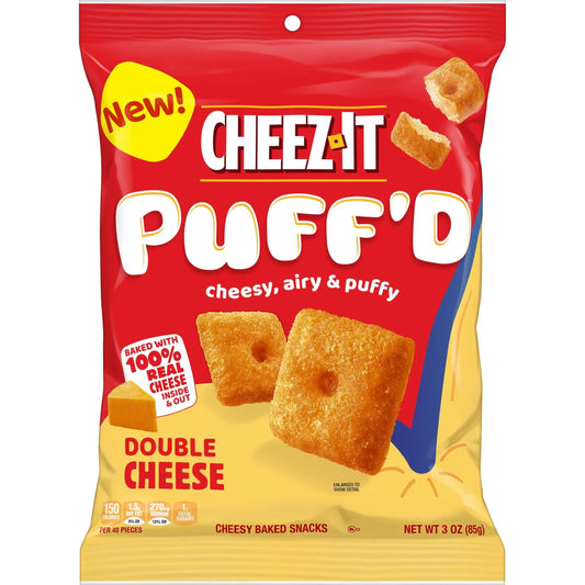 CHEEZ IT PUFF'D DBL CHEESE 6/3OZ