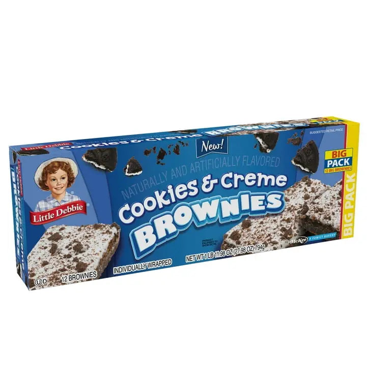 LD COOKIES & CREAM BROWNIES 6CT