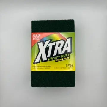 XTRA Heavy Duty Scrub Pads 6PK/12CT - Chase Cash & Carry