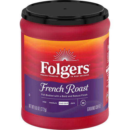FOLGERS FRENCH ROAST REG 6/9.6 OZ