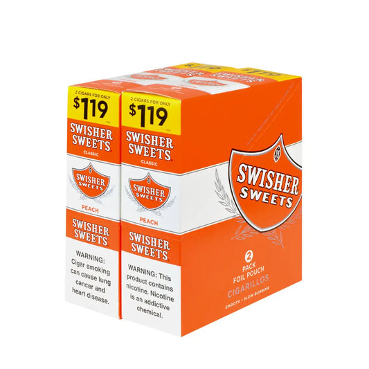 SWISHER 2/$1.19 PEACH 30/2PK