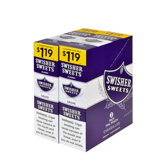 SWISHER 2/$1.19 GRAPE 30/2PK