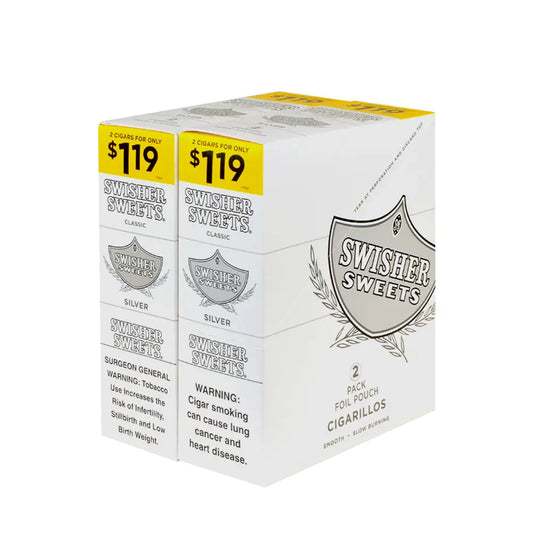 SWISHER 2/$1.19 SILVER 30/2PK