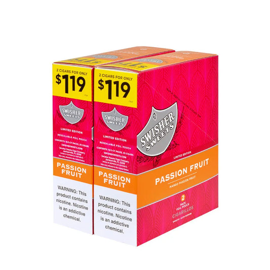 SWISHER 2/$1.19 PASSION FRUIT 30/2PK