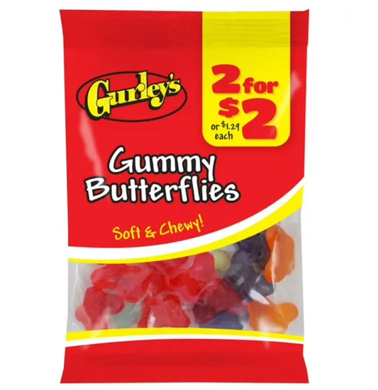 GURLEY'S 2/$2 -12CT Gummy Butterflies
