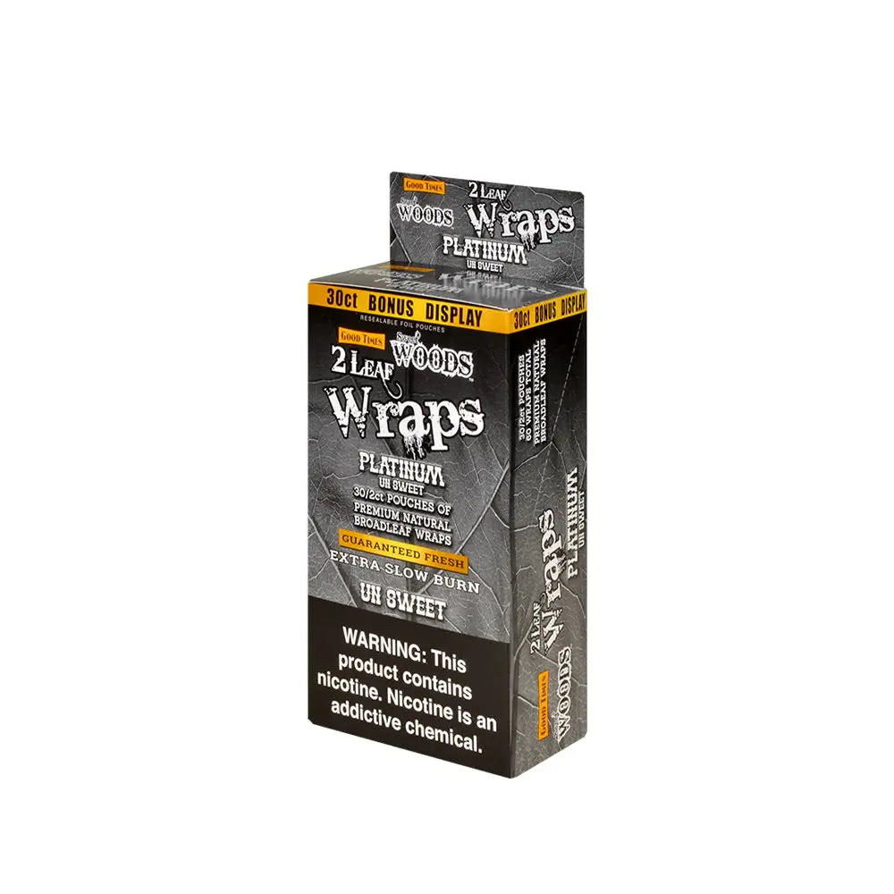 G.T WOODS LEAF WRAPS 30/2 CT PLATINUM