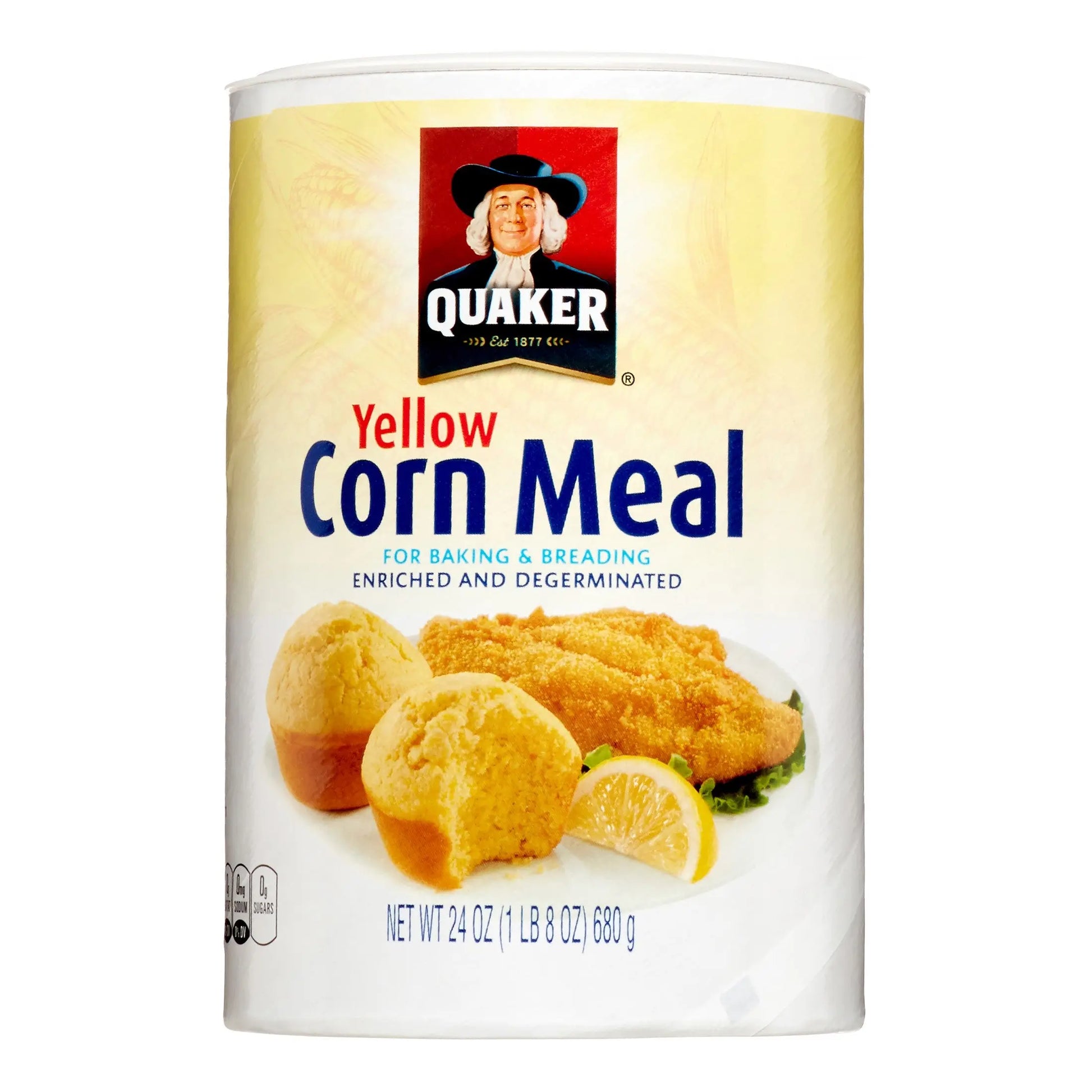 QUAK YELLOW CORN MEAL 24OZ
