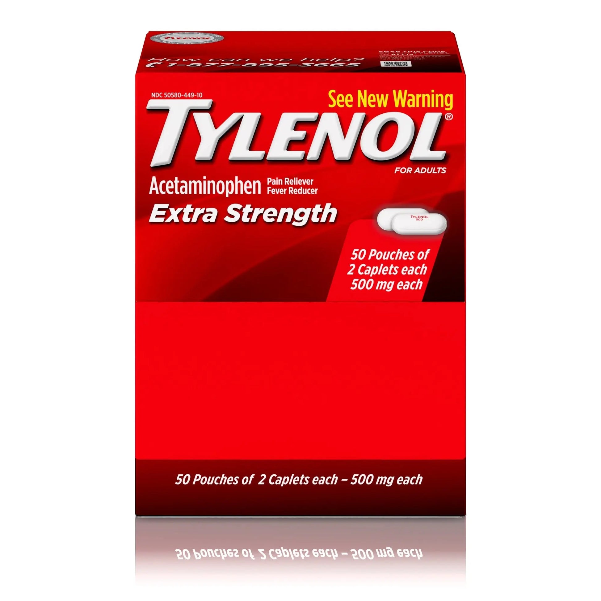 TYLENOL XS CAP BOX 50CT