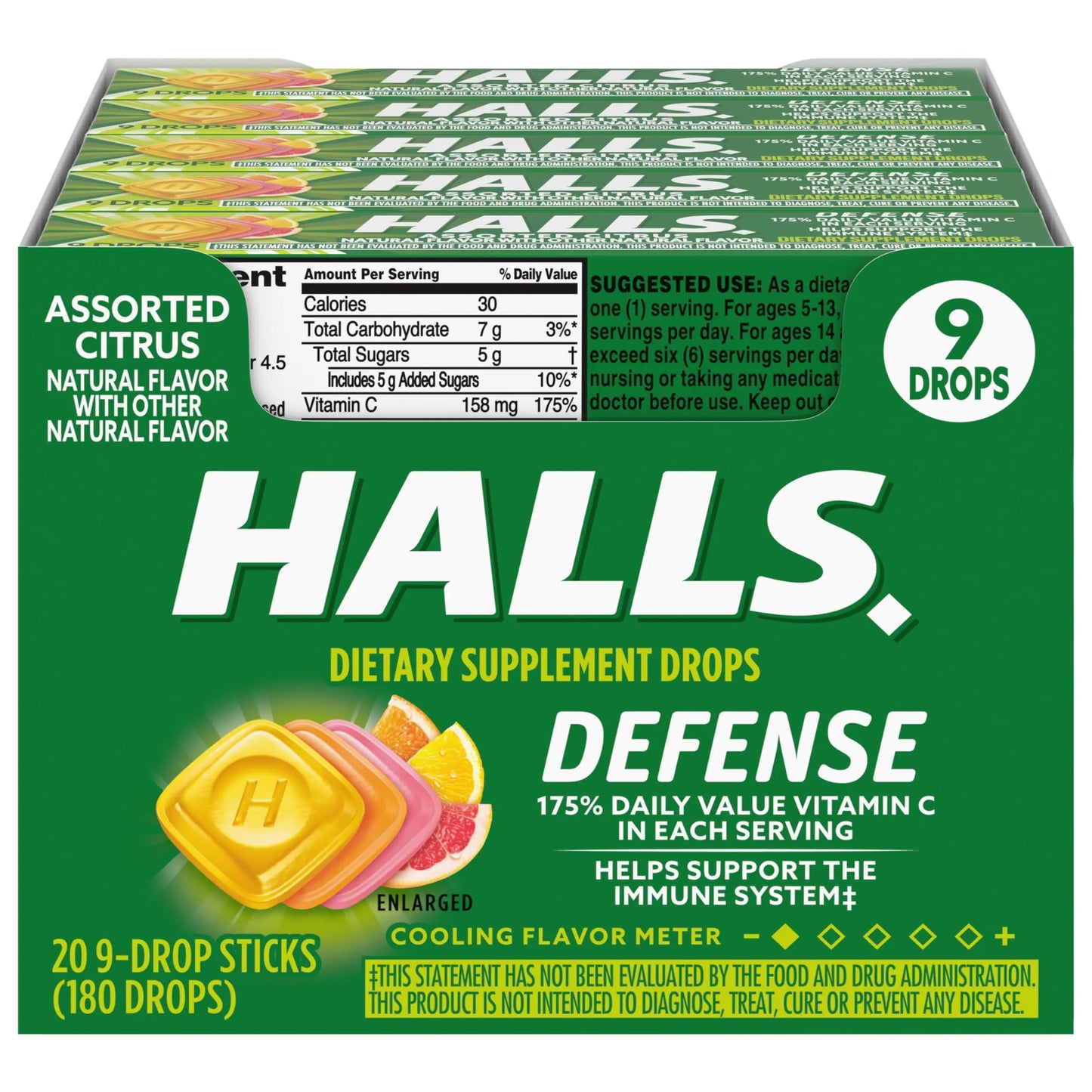 HALLS DEFENSE CITRUS 20CT