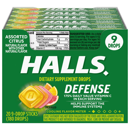 HALLS DEFENSE CITRUS 20CT