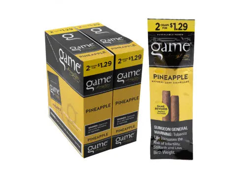 GAME 2/$1.29 PINEAPPLE CIGARILLO