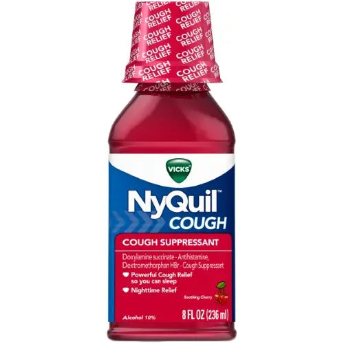 NYQUIL COLD & FLU CHERRY 6/8 OZ