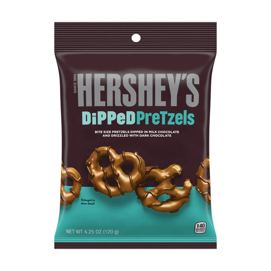 PEG HERSH DIPPED PRETZEL MILK CHOC 6/4OZ