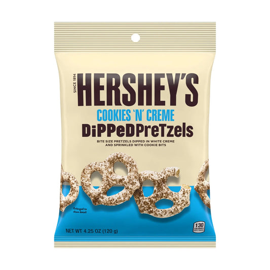 PEG HERSH DIPPED PRETZEL COOKIES N CREAM 6/4OZ