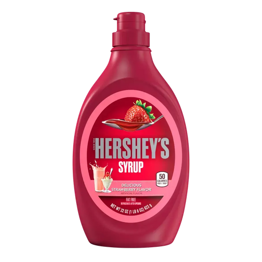 HERSHEY'S STRAWBERRY SYRUP 6/22OZ