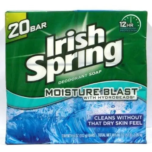 IRISH SPRING MOISTURE BLAST 20CT