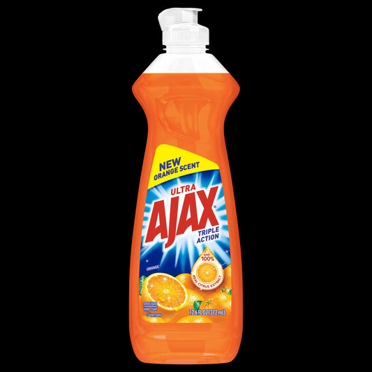 AJAX DISH LIQ. ANTIBCT ORANGE 10/12.4 OZ