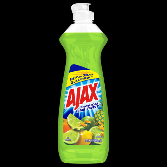 AJAX DISH LIQ. LIME 10/14 OZ