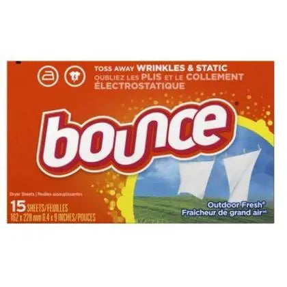 BOUNCE DRYER SHEETS 15/5CT