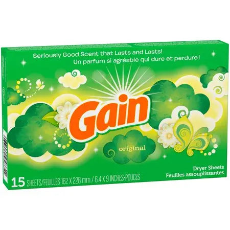GAIN DRYER SHEETS 15/5CT