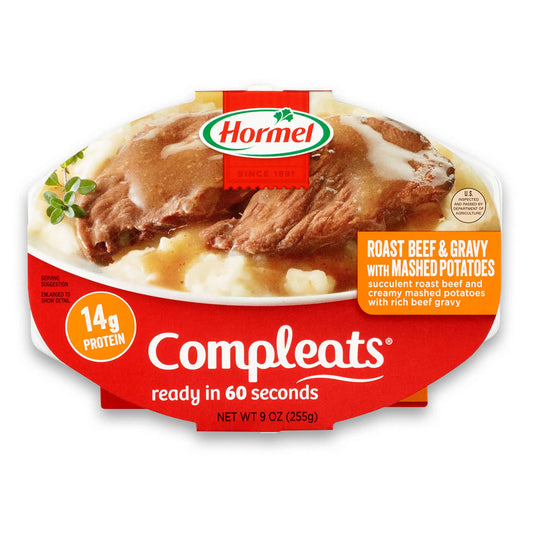 HORMEL COMPLEATS ROAST BEEF & GRAVY 10 OZ