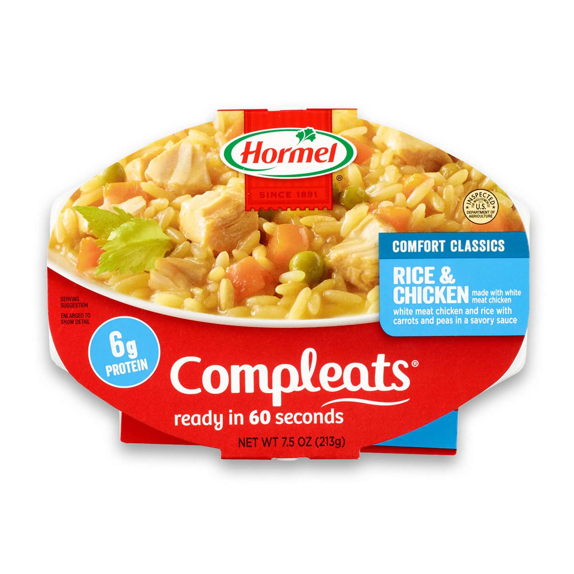 HORMEL COMPLEATS CHKN & RICE 7.5 OZ