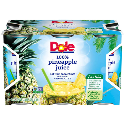 DOLE PINEAPPLE JUICE 24/6 OZ