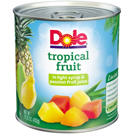 DOLE TROPICAL FRUIT SALAD 6/15.5 OZ
