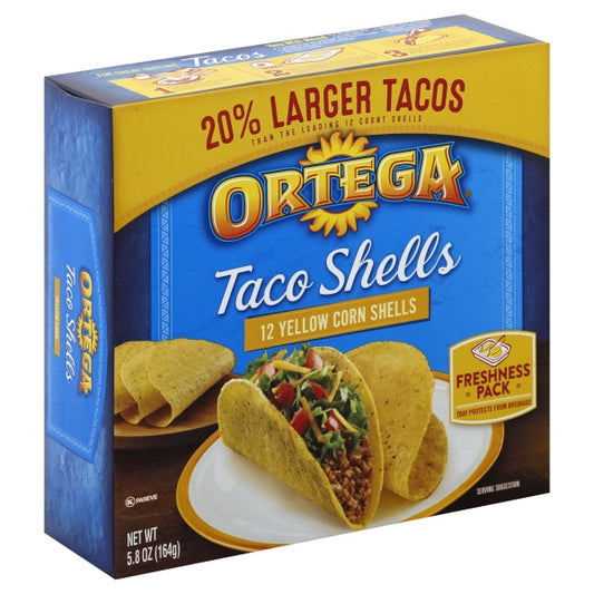 ORTEGA TACO SHELLS 6/12CT