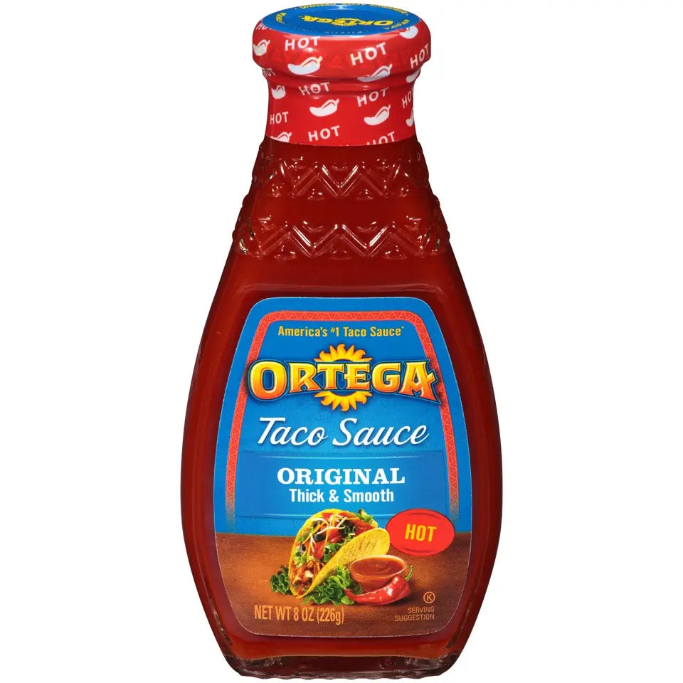 ORTEGA TACO SAUCE HOT 8OZ