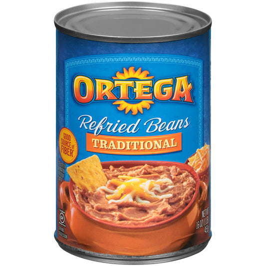 ORTEGA REFRIED BEANS 6/16 OZ