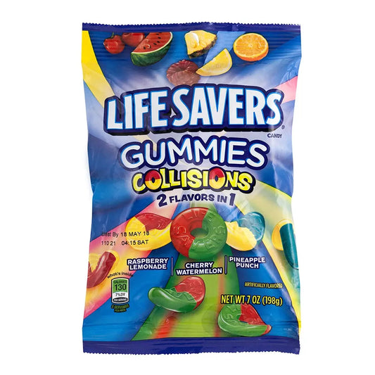 PEG LIFESAVER GUMMIES COLLISIONS 7OZ  
