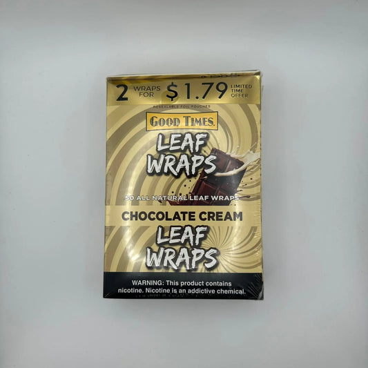 G.T Leaf Wraps 2/$1.79 Chocolate Cream - Chase Cash & Carry