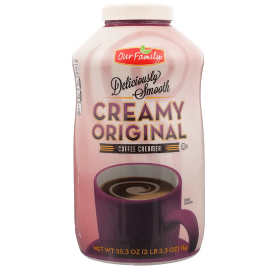 OUR FAMILY COFFEE CREAMER 6/35.3 OZ
