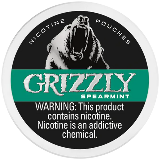 GRIZZLY POUCH SPEARMINT 7MG 5CT